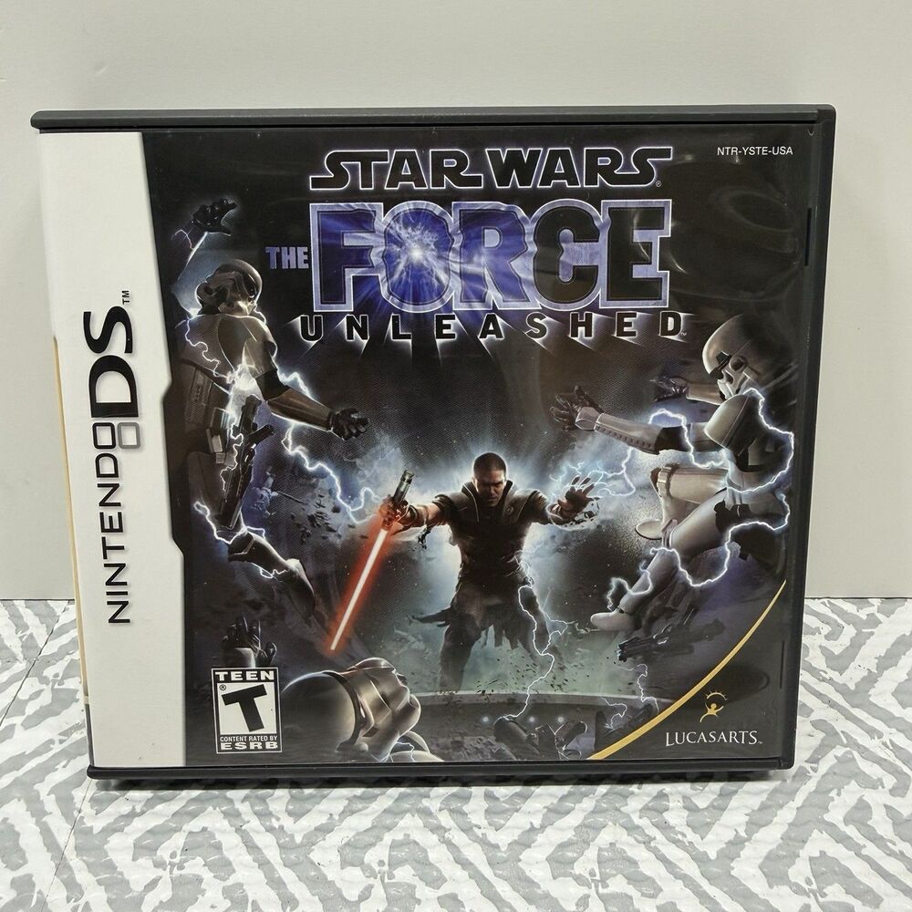 Star Wars: The Force Unleashed (Nintendo DS, 2008) CIB Complete Authentic